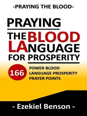 cover image of Praying the Blood Language for Prosperity